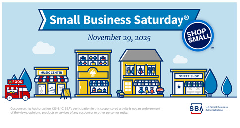 Shop Local This Small Business Saturday (11/29)!